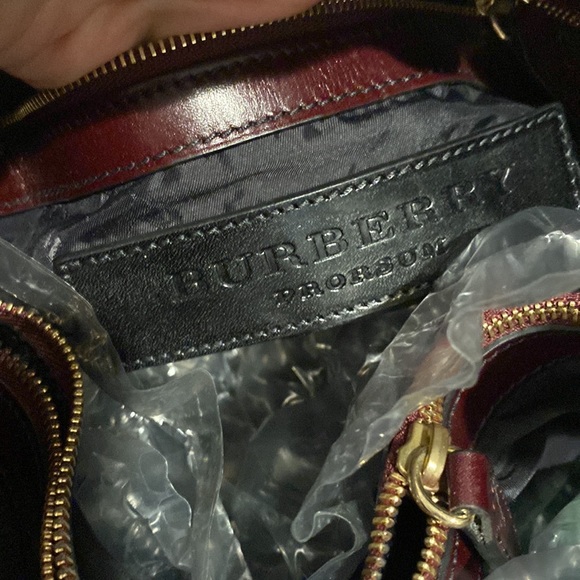 SOLD! Burberry Prorsum raffia whipstitch runway rare bag🖤 - Picture 15 of 17